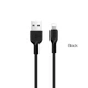 Кабель Hoco X20 Lightning 1m. black - изображение 2