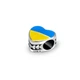 Серебряный шарм «Любовь к Украине» 792015C00_E043 - изображение 2