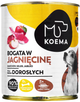 Mokra karma dla psów Koema Bogata w jagnięcinę 800 g (5907648373839) - obraz 1