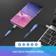 Кабель Ugreen US261 USB Type-C to USB Type-C 60W Round Cable Nickel Plating Aluminum Shell 3A 2 м Black/Gray (50152) - изображение 5