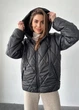 Женская демисезонная куртка стеганая с капюшоном KML 0002 L (48-50) Черный (K - 0002/1 B) - изображение 3