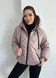 Женская демисезонная куртка стеганая с капюшоном KML 0002 L (48-50) Бежевый (K - 0002/3 B) - изображение 1
