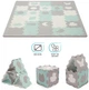 Коврик-пазл Kinderkraft Luno Shapes Mint 30 элементов (KPLUSH00MIN0000) - изображение 7
