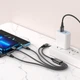 Кабель Hoco Combo 4-in-1 2type-C+Lightning + Micro USB Super charging cable X76 |1M, 2A| black - изображение 3