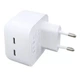 Мережевий зарядний пристрій для Apple MHJE3ZMIA Dual USB-C Port 35W White - зображення 4