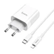 СЗУ Hoco C80A PD Type-C 20W, QC 3.0 USB-A 18W Type C to Lightning 3.1A вихід USB для швидкого заряджання - зображення 4