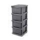 Комод r-plastic "компакт плюс" 4 яруси 34*40*86см. - зображення 1