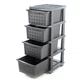 Комод r-plastic "компакт плюс" 4 яруси 34*40*86см. - зображення 2