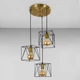 Люстра подвесная Light House LS-17182F-3 BRZ+BK (300) бронза с черным - изображение 1