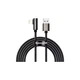 Дата кабель USB 2.0 AM to Lightning 1.0m CALCS 2.4A 90 Legend Series Elbow Black Baseus (CALCS-01) - изображение 1