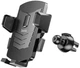 Автодержатель для телефона Hoco CA86 Davy one-button air outlet car holder Black (6931474751485) - изображение 2