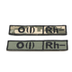 Шеврон група крові 1-(O(I)Rh-) перша негативна, піксель нашивка нагрудна з липучкою, армійський шеврон ЗСУ - зображення 4