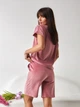 Пижама (футболка + шорты) женская BARWA garments 0290/291 S Коралловая (2112902911068) - изображение 4