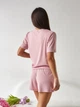 Пижама (футболка + шорты) женская больших размеров BARWA garments 0315/313 XL Пудра (2113153134886) - изображение 2