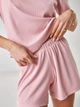 Пижама (футболка + шорты) женская больших размеров BARWA garments 0315/313 XL Пудра (2113153134886) - изображение 5