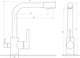 Смеситель для кухни под осмос Globus Lux GLLR-0444-8-St Steel - изображение 2