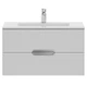 Тумба з умивальником AM.PM Spirit 80 см M70-FUX0802-WC0802-38 - зображення 1