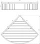 Полка угловая Topaz 4114 - изображение 4