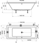 Ванна акриловая Ravak Formy 01 Slim 170x75 C691300000 - изображение 4