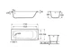 Ванна стальная Roca Duo Plus 180x80 A221670000 - изображение 2