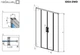 Душові двері Radaway Idea DWD 180 см 387128-01-01 - зображення 4