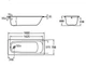 Ванна стальная Roca Contesa 160x70 A235960000 - изображение 2