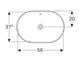 Умывальник Geberit Variform 60x40 500.729.01.2 - изображение 4