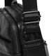 Черная кожаная сумка Borsa Leather 10m223-black 4422728 - изображение 6