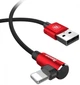 Кабель Baseus MVP Elbow Type Lightning USB 2 A 1м Red (CALMVP-09) - изображение 5