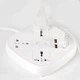 Подовжувач SUN 3 Socket на 4 роз'єми BKL-05 білий - зображення 2
