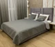 Двустороннее стеганое покрывало Duet Grey 150х212 Микрофибра Полуторный Серый - изображение 1