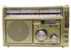 Акумуляторний радіоприймач Golon RX-382 Bluetooth Золотий - зображення 1