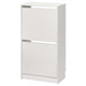 Тумба для взуття IKEA BISSA 49х28х93 см біла (705.302.56) - зображення 1