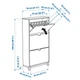 Тумба для взуття IKEA STALL 79x29x148 см дубовий шпон (005.302.26) - зображення 6