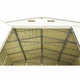 Сарай пластиковый Woodside 325x247x231 см слоновая кость, коричневая крыша - изображение 6