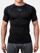 Компрессионная футболка Air Motion Short Sleeve Black Blue M Цвет Синий (501005-118-M) - изображение 1