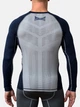 Компрессионная футболка Air Motion Long Sleeve Navy Grey XXL Цвет Серый (501007-701-XXL) - изображение 2