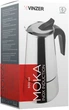 Кофеварка гейзерная Vinzer Moka Inox Induction 6 чашек (50392V) (5907706503925) - изображение 3