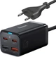 Мережевий зарядний пристрій Baseus GaN3 Pro Desktop Fast Charger + Cable Baseus Type-C to Type-C 65W 20V/5A 1 м Black (CCGP040101) - зображення 1