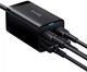 Мережевий зарядний пристрій Baseus GaN3 Pro Desktop Fast Charger + Cable Baseus Type-C to Type-C 65W 20V/5A 1 м Black (CCGP040101) - зображення 8