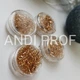 Стружка, втирка для дизайна ногтей Andi Prof серебро - изображение 2