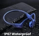 SHOKZ OpenRun спортивні навушники Bluetooth, бездротові навушники Bluetooth 5.1, водонепроникність IP67, вбудовані мікрофони, безпека, для бігу, велосипедного туризму. Колір синій - зображення 2