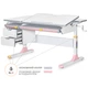 Парта Mealux Hamilton Multicolor Pink Lite (BD-680 W/G MC + PN Lite) - зображення 1