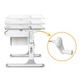 Парта Mealux Hamilton Multicolor Grey Lite (BD-680 W/G MC Lite) - зображення 5