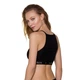 Спортивный топ с прозрачной вставкой чёрный Passion PS006 TOP size L - изображение 2