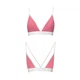 Спортивный топ с двойными бретелями розовый Passion PS007 TOP size S - изображение 4