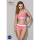 Спортивный топ с двойными бретелями розовый Passion PS007 TOP size M - изображение 3