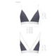 Спортивный топ с двойными бретелями серый Passion PS007 TOP size XL - изображение 5