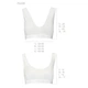 Спортивный топ из эластичного хлопка белый Passion PS005 TOP size L - изображение 6