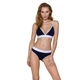 Спортивный топ с двойными бретелями синий Passion PS007 TOP size S - изображение 3